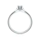 Pierścionek z białego złota z diamentem AJPZ_106 Pierścionek z białego złota z diamentem AJPZ_106